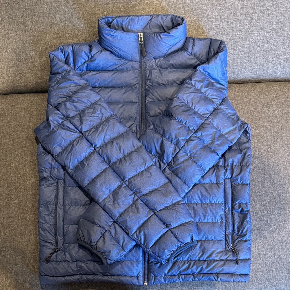 Men's Blue Puffer Jacket
